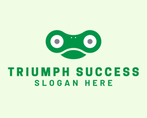 Frog Amphibian Toad logo design