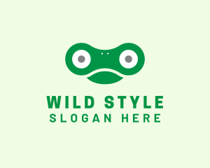 Frog Amphibian Toad logo design