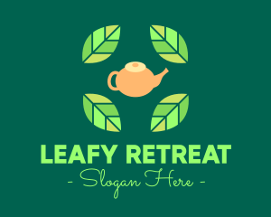 Herbal Tea Teapot logo design