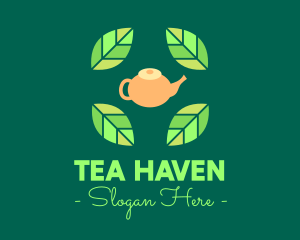 Herbal Tea Teapot logo design