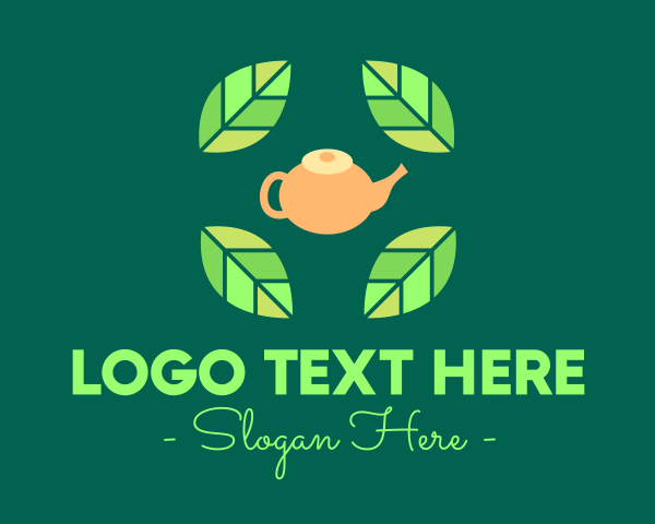 Green Tea logo example 3