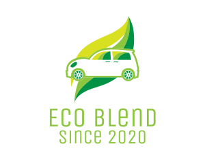 Green Eco Automotive Car logo