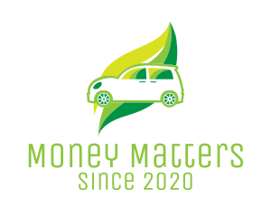 Green Eco Automotive Car logo