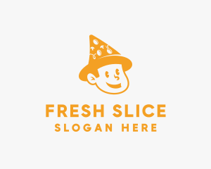 Pizza Wizard Boy logo design