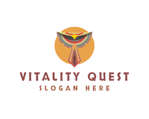 Sun Tribal Bird logo