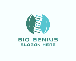 Biotech Science DNA logo design