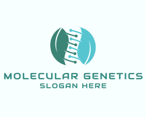 Biotech Science DNA logo design