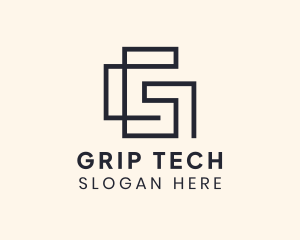 Modern Tech Letter G logo design