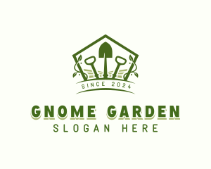 Garden Planting Shovel logo design