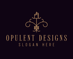 Interior Design Candle logo design