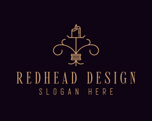 Interior Design Candle logo design