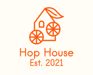 Orange Juice House logo design