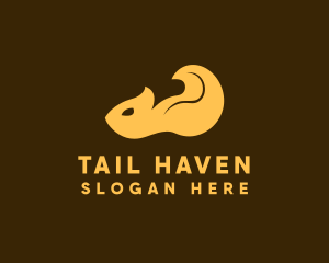 Squirrel Tail Animal  logo