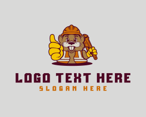 Construction Handyman Beaver  logo