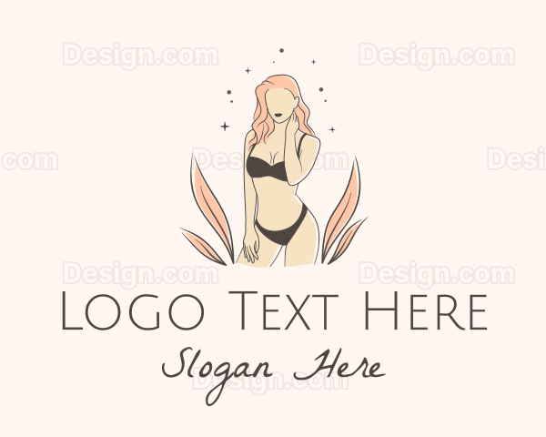 Underwear Lingerie Model Logo