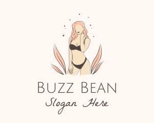 Underwear Lingerie Model  logo design