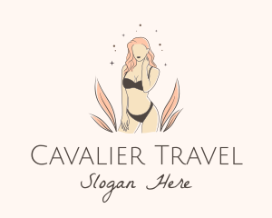 Underwear Lingerie Model  logo design