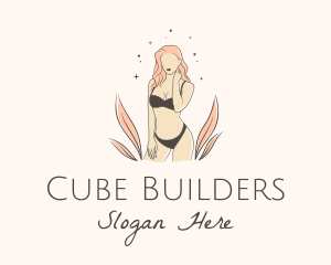 Underwear Lingerie Model  logo design