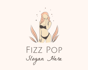 Underwear Lingerie Model  logo design