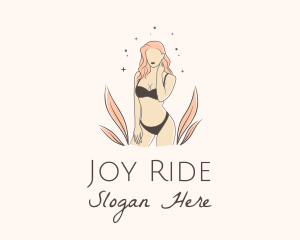 Underwear Lingerie Model  logo design