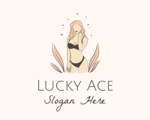 Underwear Lingerie Model  logo design