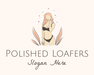 Underwear Lingerie Model  logo design