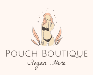 Underwear Lingerie Model  logo design