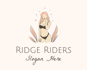 Underwear Lingerie Model  logo design