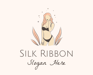 Underwear Lingerie Model  logo design