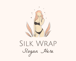 Underwear Lingerie Model  logo design