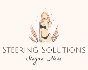 Underwear Lingerie Model  logo design