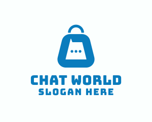 Market Bag Chat logo design