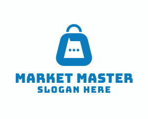 Market Bag Chat logo design