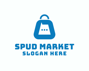 Market Bag Chat logo design