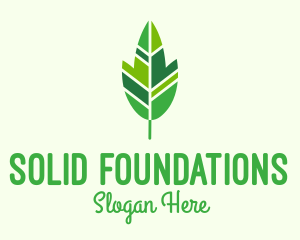 Organic Green Leaf logo