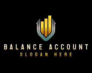 Investment Finance Accounting logo design