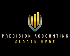 Investment Finance Accounting logo design