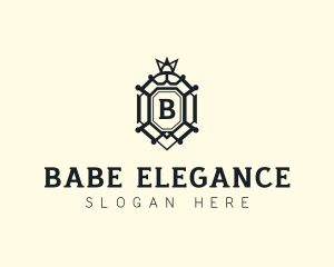 High End Hotel Shield logo design