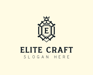 High End Hotel Shield logo design