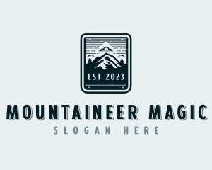 Trekking Adventure Mountain logo design