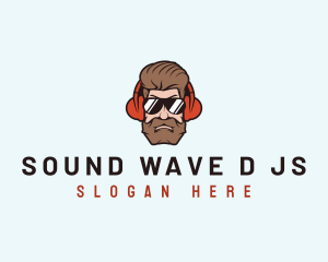 Music Audio DJ logo design