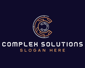 Crypto Currency Technology logo design