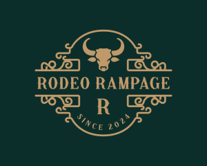 Western Rodeo Cowboy logo