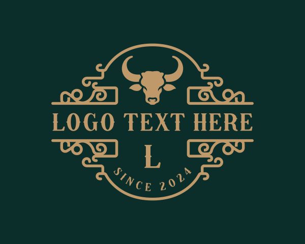 Western Rodeo Cowboy logo