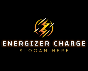 Lightning Bolt Power logo design