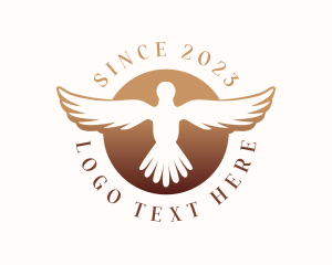 Dove Bird Wings logo