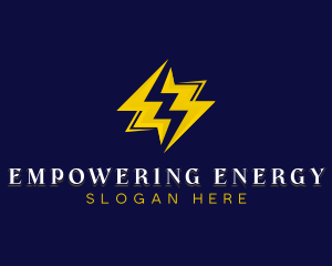 Lightning Bolt Energy logo design