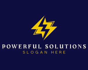 Lightning Bolt Energy logo design