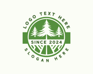 Pine Tree Landscaping Forest logo