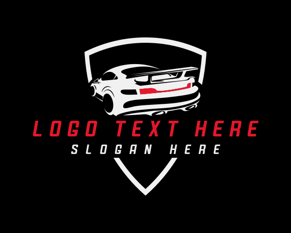 Detailed Motorsport Car logo